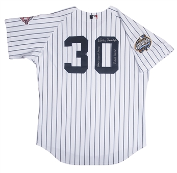 2003 Willie Randolph Game Used and Signed New York Yankees Home World Series Coaches Jersey (Randolph LOA)